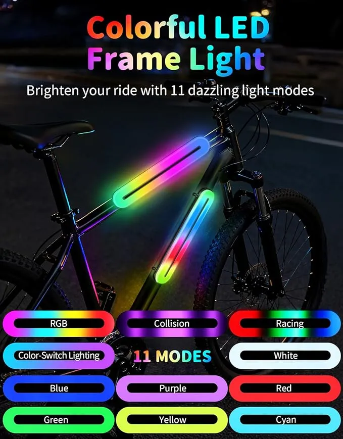 Beleev LED-ramplampa scooter belysning natt