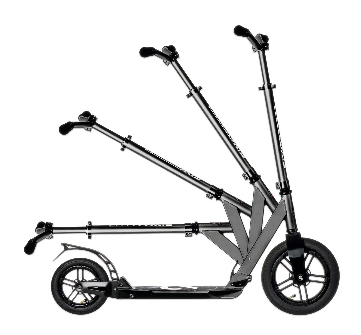 SIX DEGREES All Terrain sparkcykel 300/205 mm svart luftdäck