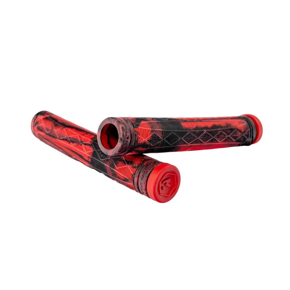 Root Industries Fractal grepp röd/svart tunna