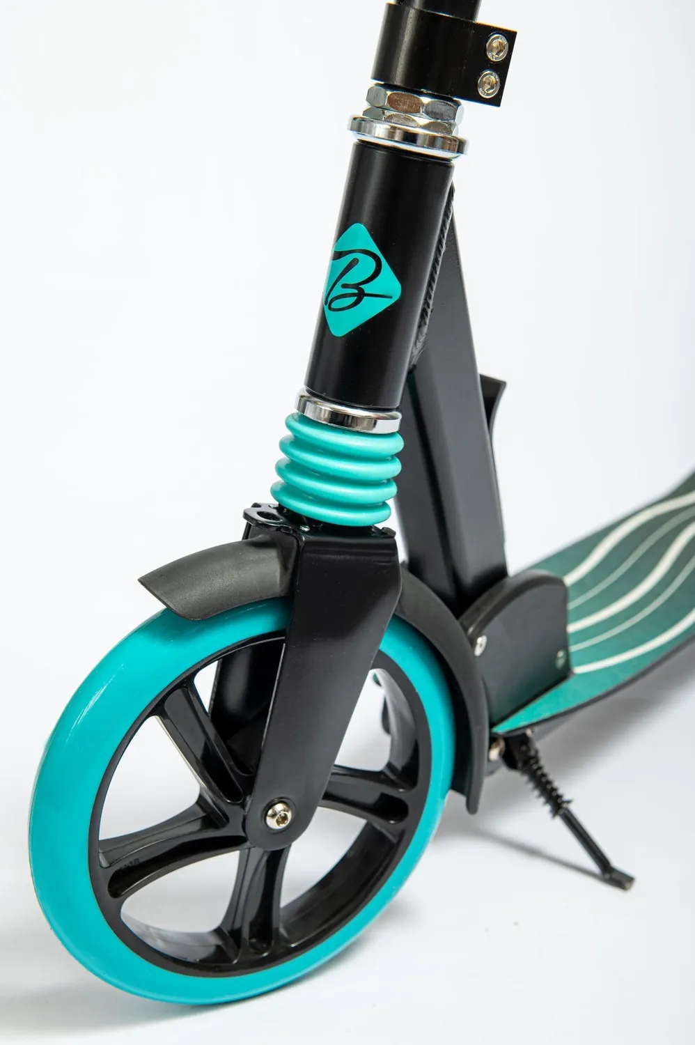 BELEEV V5 sparkcykel turkos 200 mm