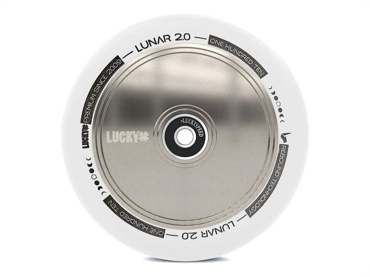 Lucky Lunar 110mm sparkcykelhjul 24mm med lager