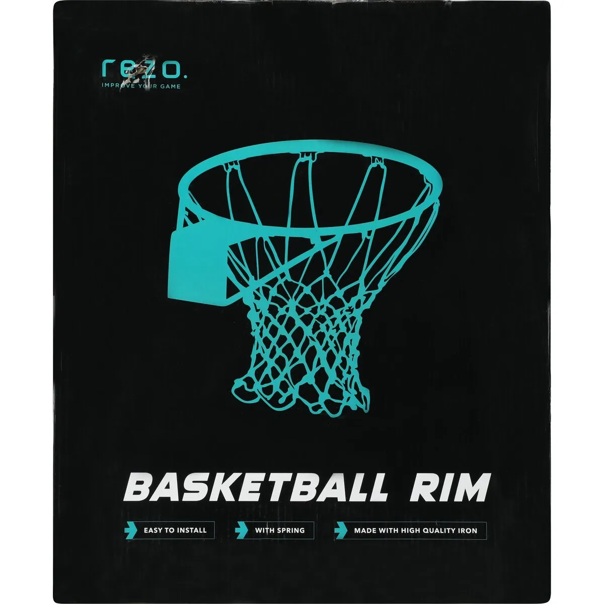Rezo Duncan basketkorg 45 cm svart fjädring