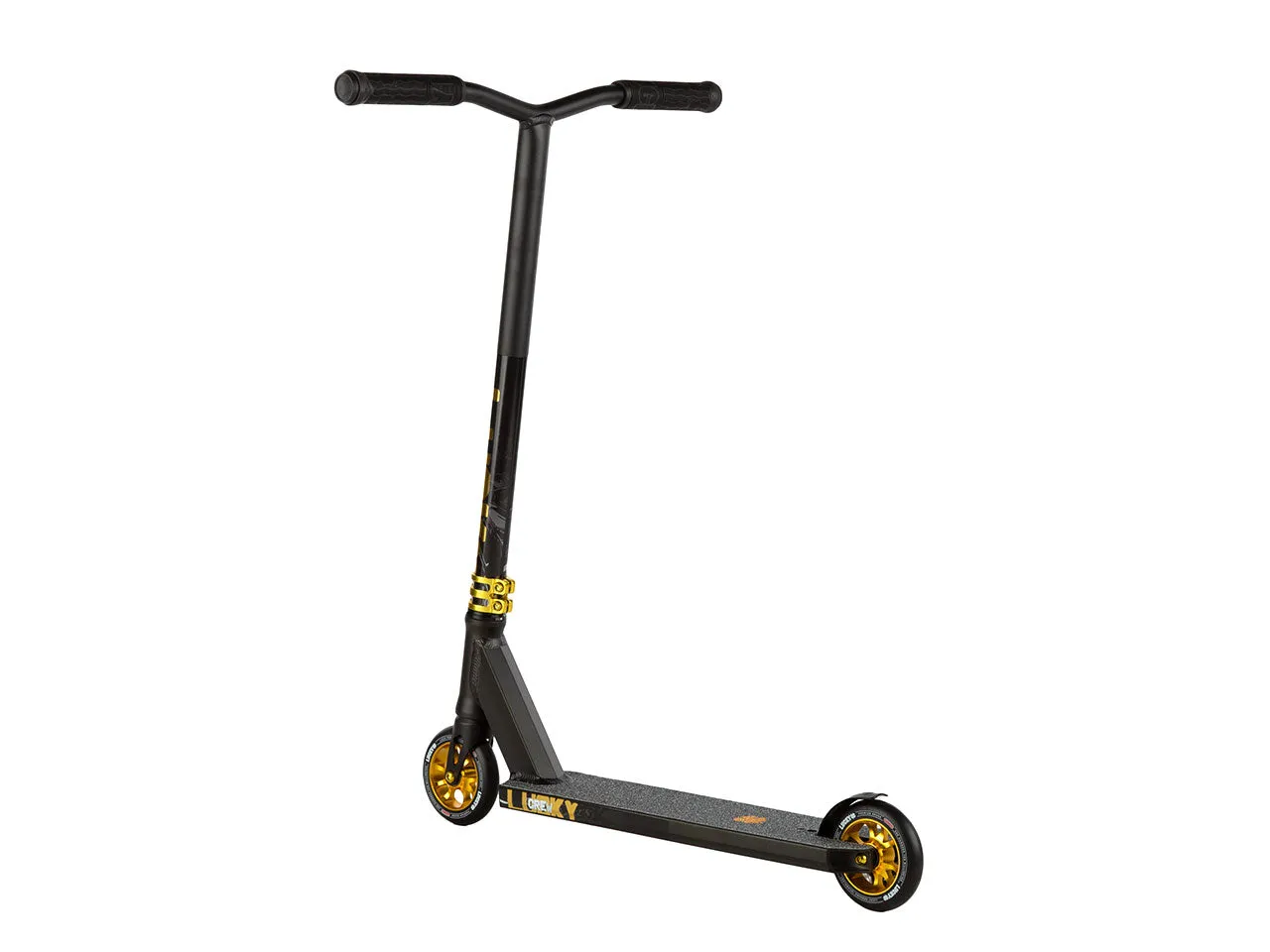 Lucky Crew tricksparkcykel Obsidian 110mm nybörjare
