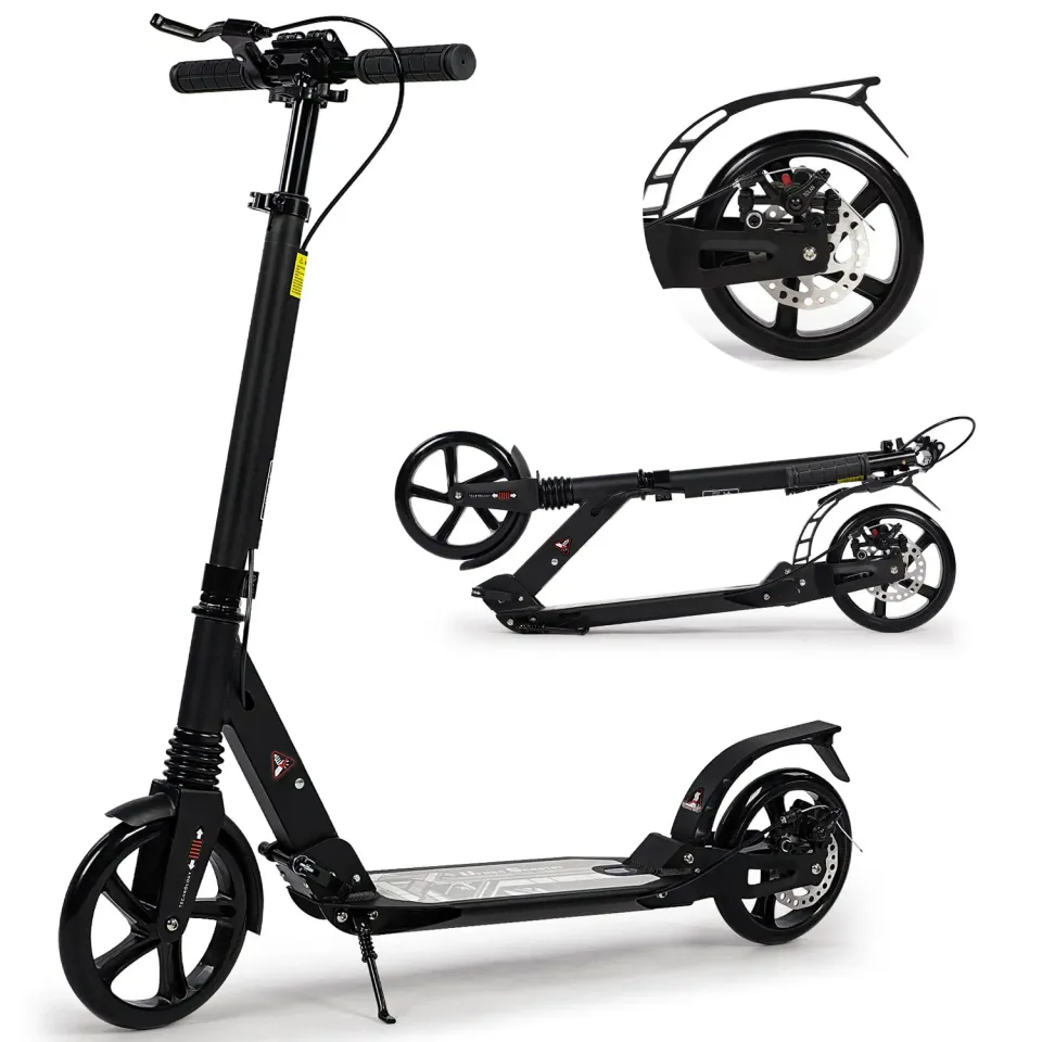 H.yeed sparkcykel svart 200mm med skivbroms