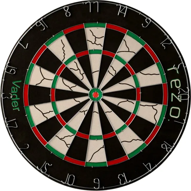 Rezo Vader darttavla set svart 6 pilar stål