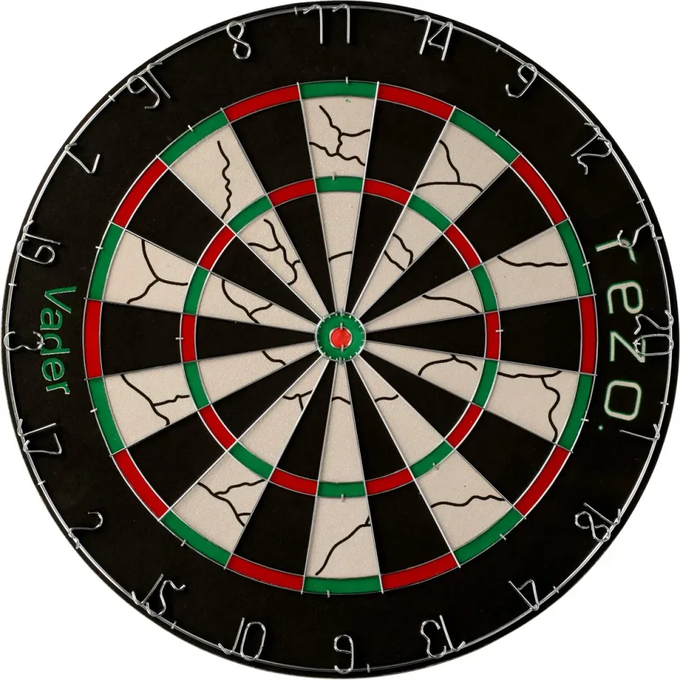 Rezo Vader darttavla set svart 6 pilar stål