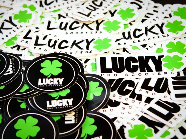 Lucky Mix klistermärken 15-pack sparkcykel