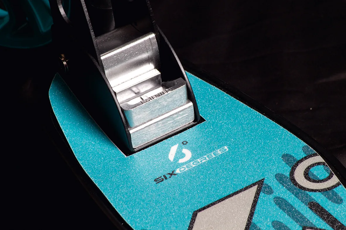 Six Degrees sparkcykel aluminium 230/215 mm turkos