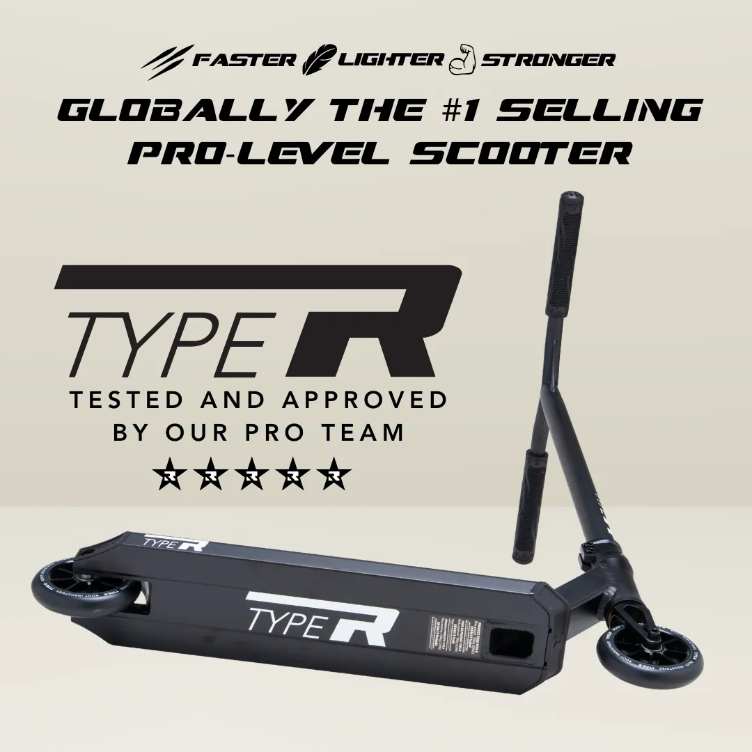 Root Industries Type R tricksparkcykel svart matt 6–14 år