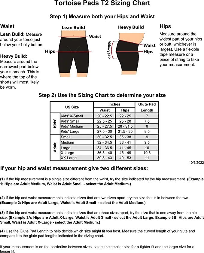 Lucky Tortoise Pads T2 skyddsshorts svart 7-pads