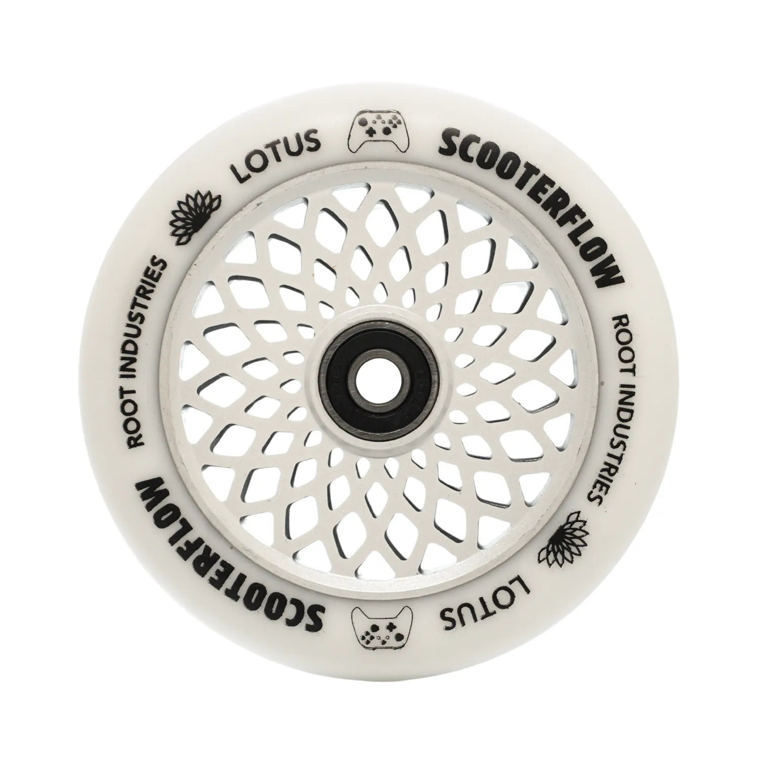 Root Industries Lotus 110mm hjul White/White ScooterFlow