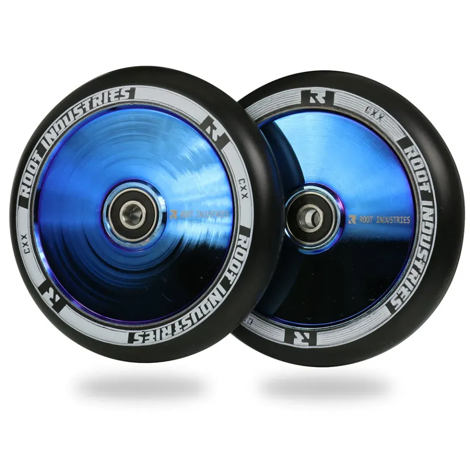 Root Industries Air 120mm sparkcykelhjul svart/blå 2-pack ihålig