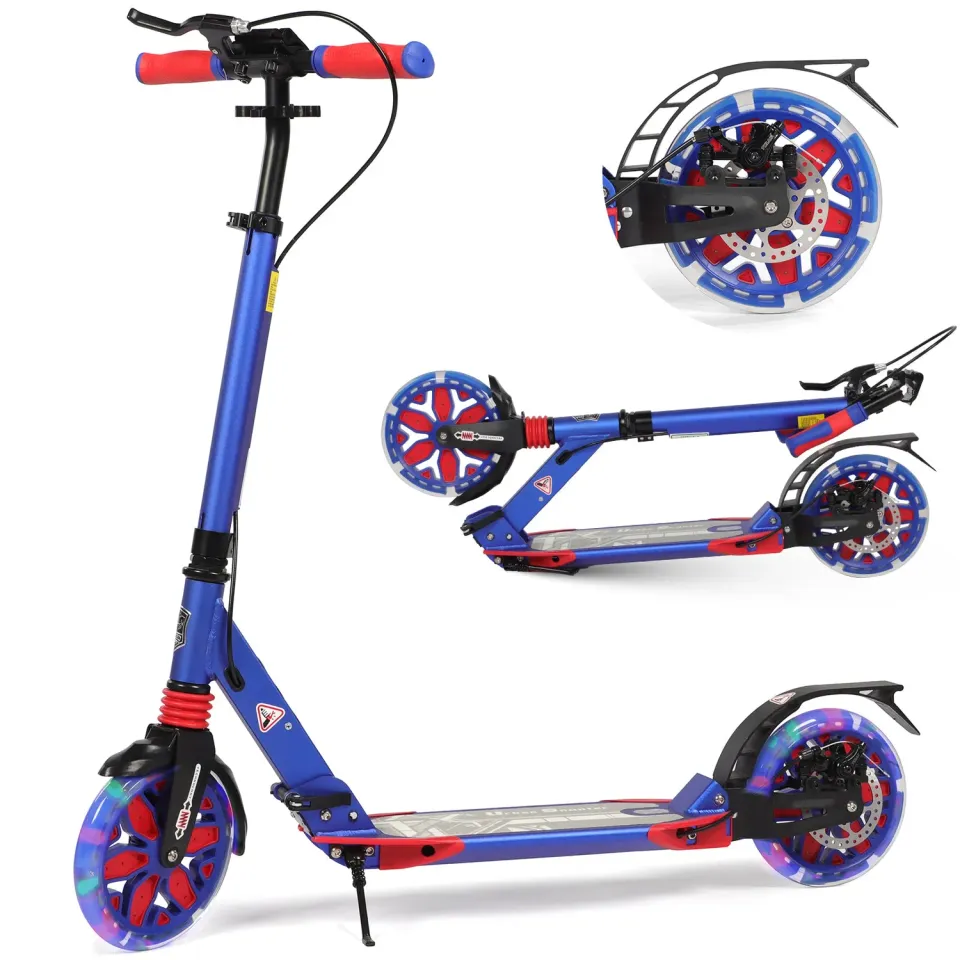 H.yeed sparkcykel mörkblå 200 mm LED skivbroms