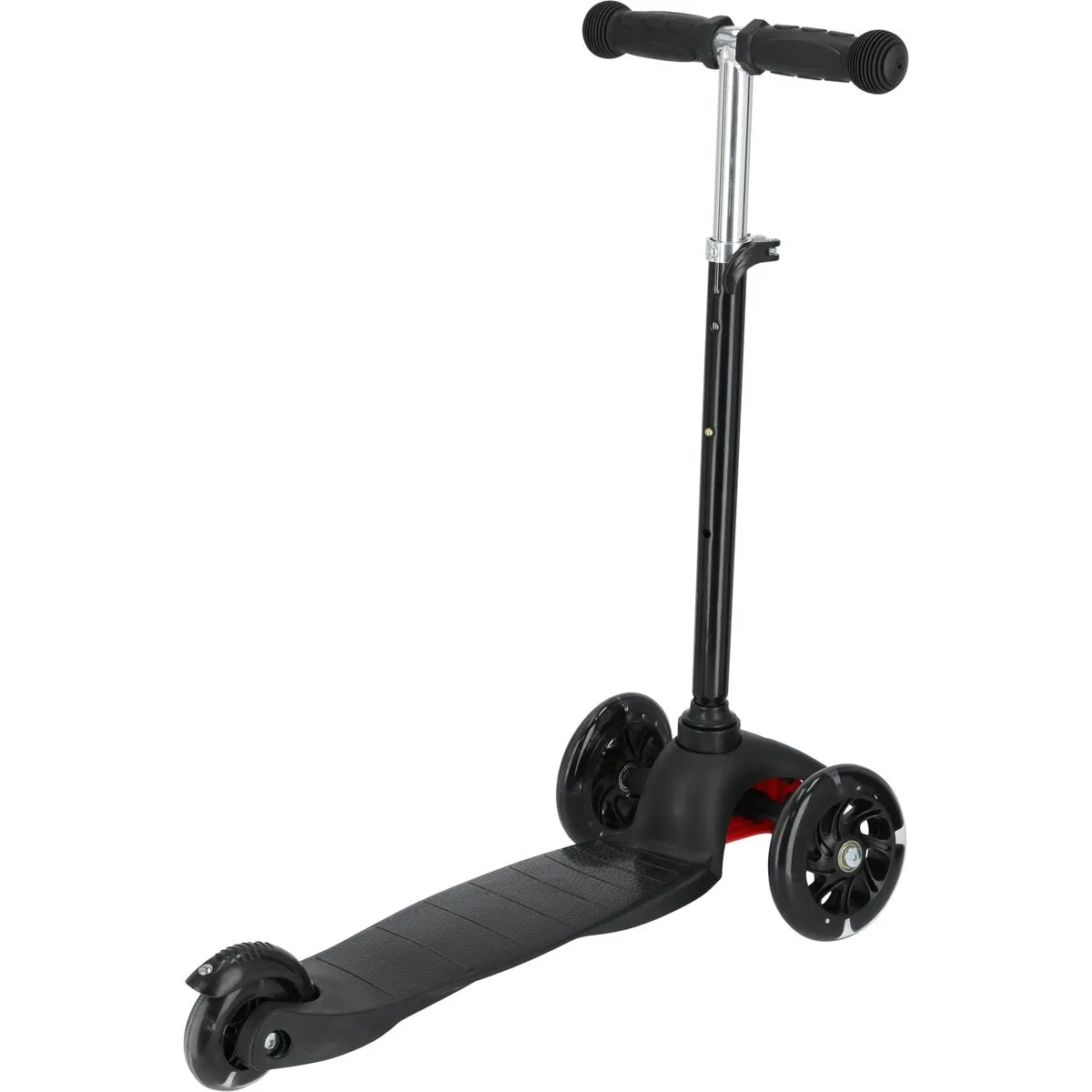 Rezo 3-hjulig barnsparkcykel Black LED-hjul 50kg