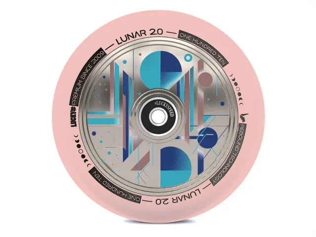 Lucky Lunar 110mm sparkcykelhjul 24mm med lager