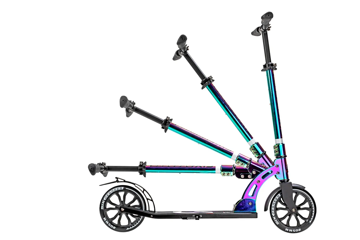 SIX DEGREES Aluminium Scooter 205 mm sparkcykel neochrome special