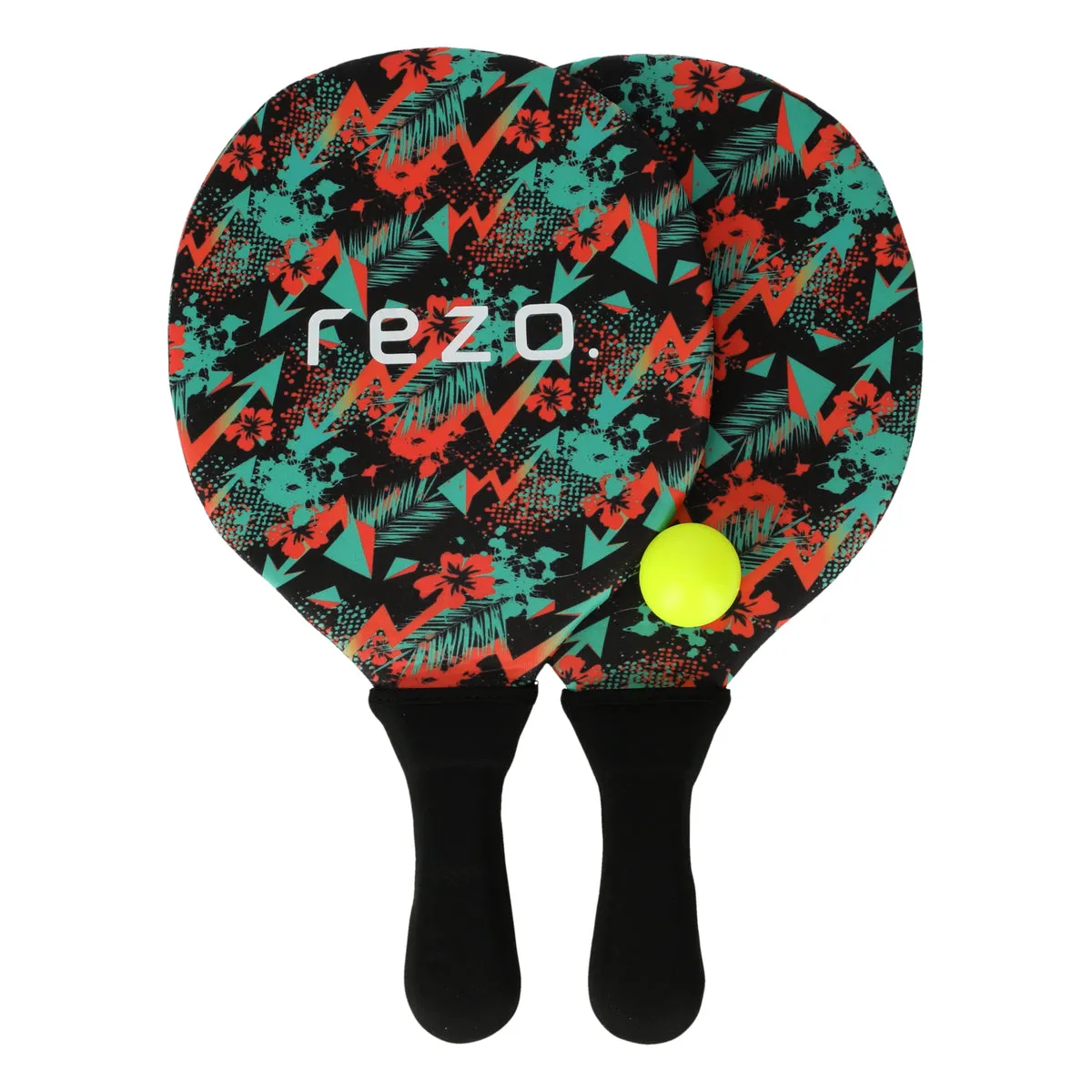 Rezo Neoprene paddleset Multi Color 2 racket badboll