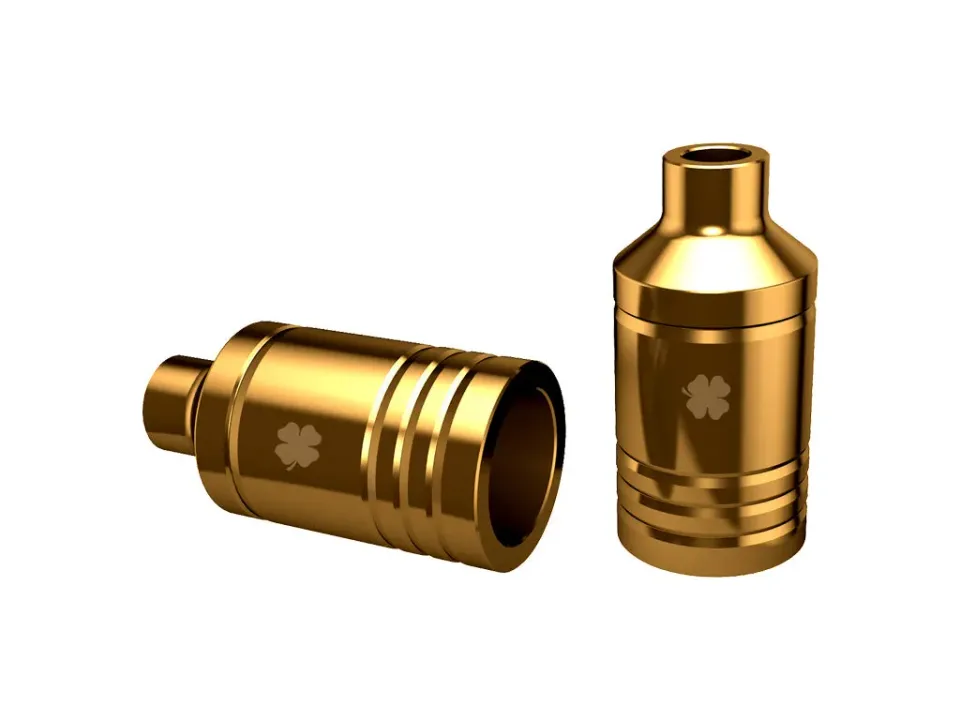 Lucky Lugs pegs sparkcykel Svart 2-pack aluminium