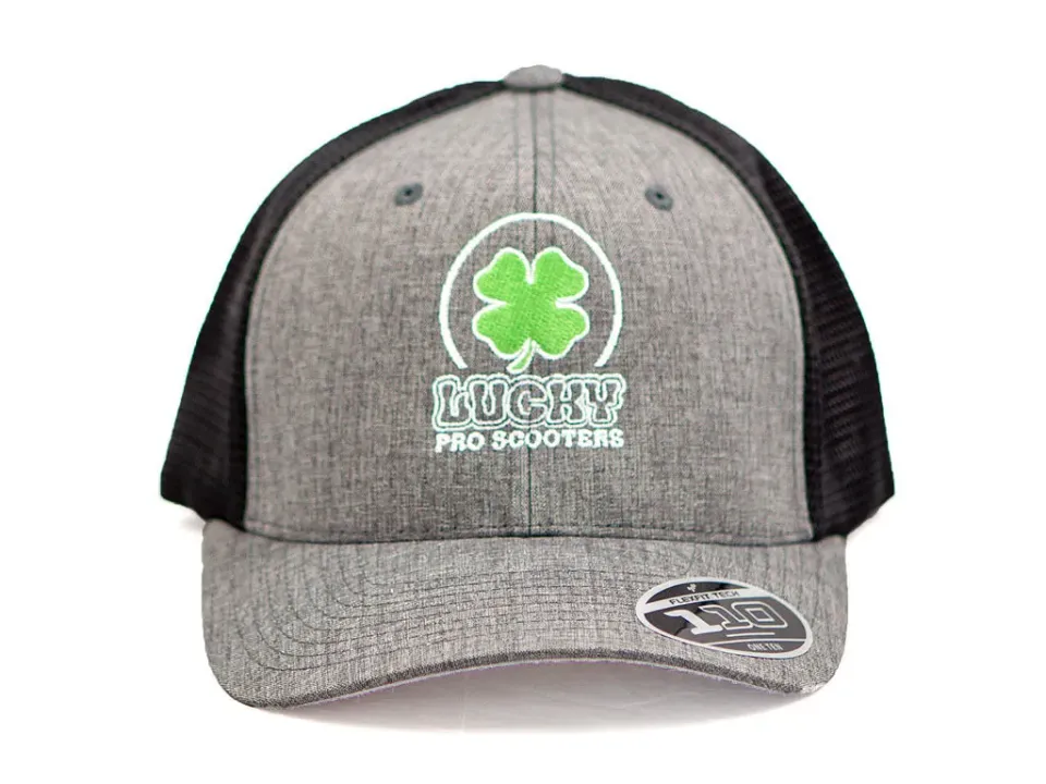 Lucky Round Logo keps snapback svart