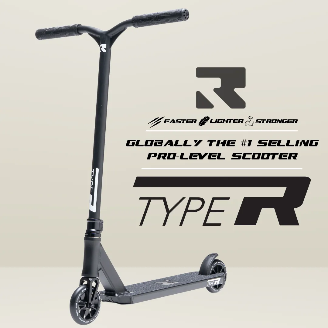 Root Industries Type R tricksparkcykel svart matt 6–14 år