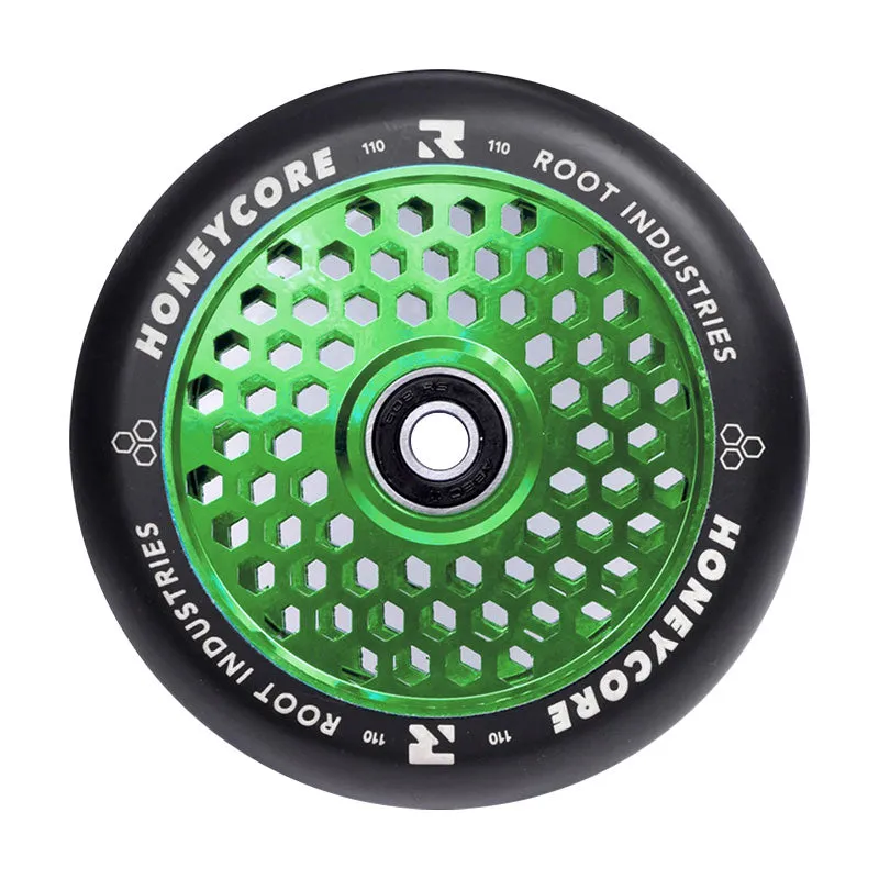 Root Industries HoneyCore 110mm hjul svart/grön lätta