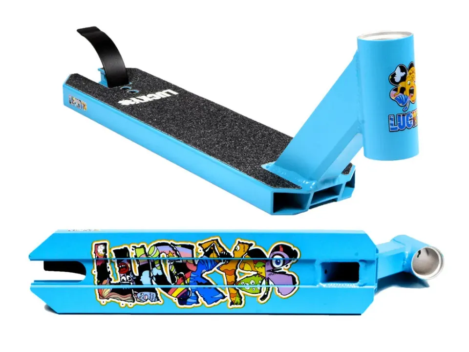 Lucky Recruit pro scooterdäck blå 17" aluminium 110mm
