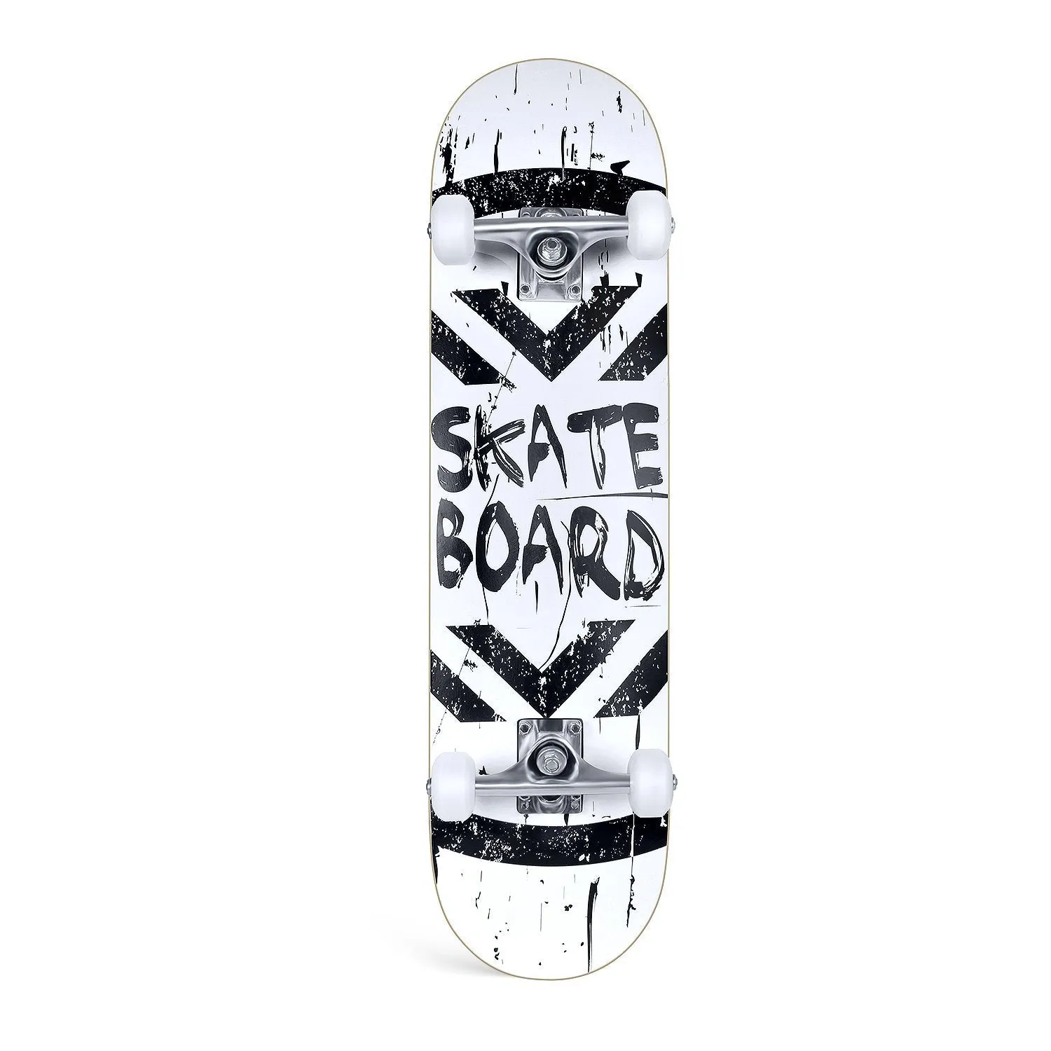 BELEEV 31 skateboard vit 79x20 cm 7-lagers lönn