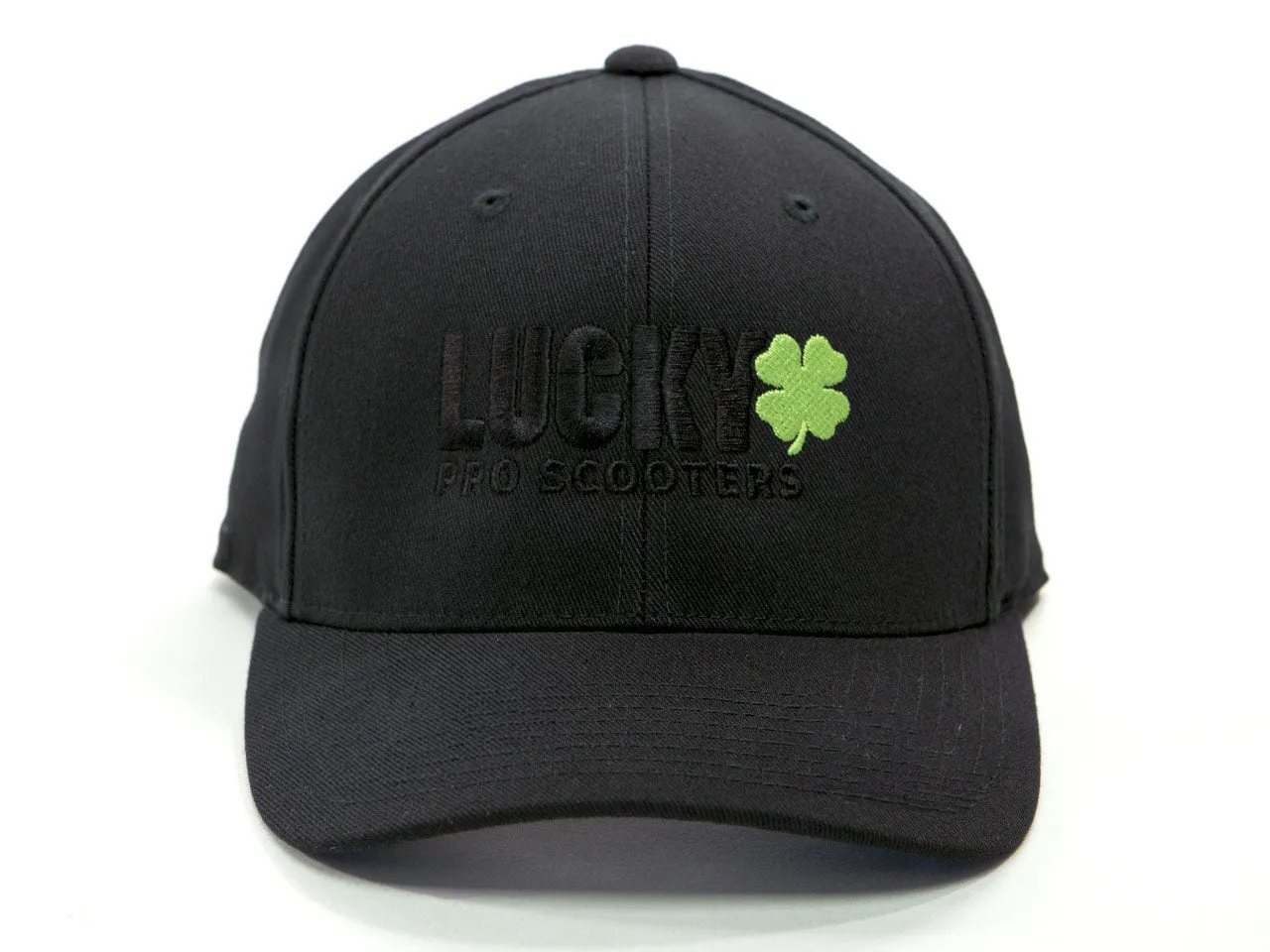 Lucky Curved Bill keps svart svart logga