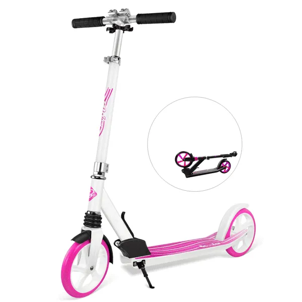 Beleev sparkcykel vuxen 2 hjul magenta 200 mm