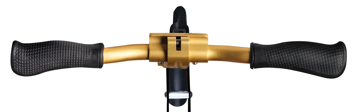 SIX DEGREES Aluminium Scooter 230 mm sparkcykel guld hopfällbar
