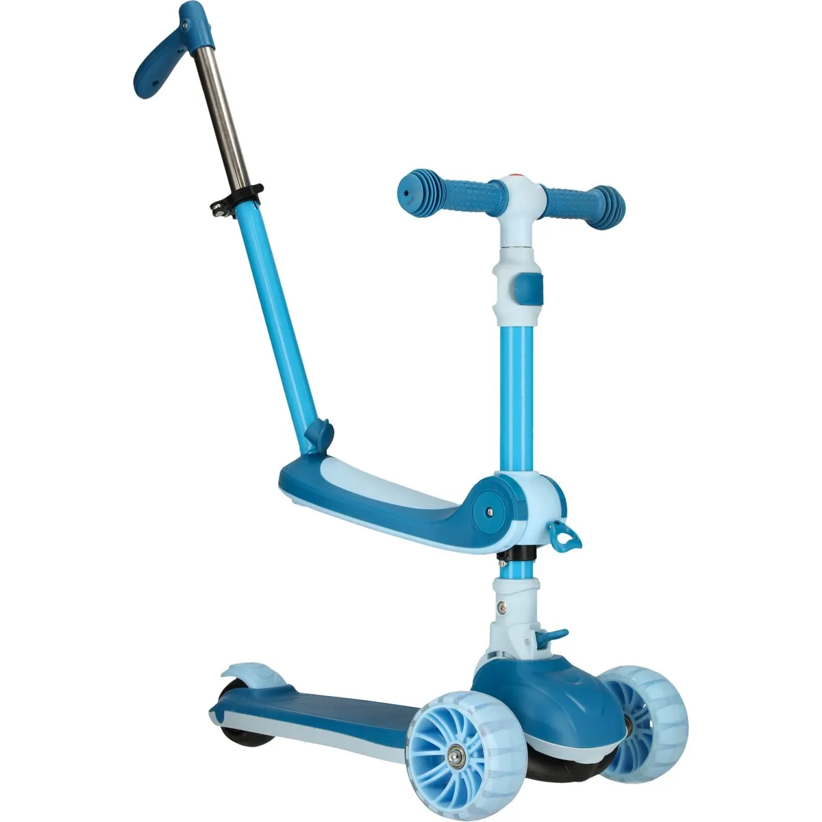 Rezo Fanau 4i1 sparkcykel barn blå lila