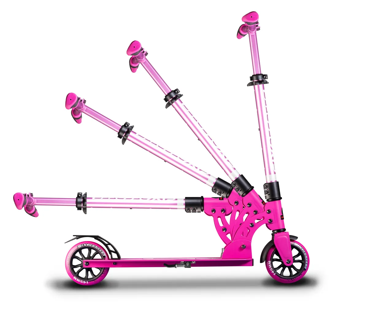 Six Degrees Junior sparkcykel 145 mm rosa ABEC 7
