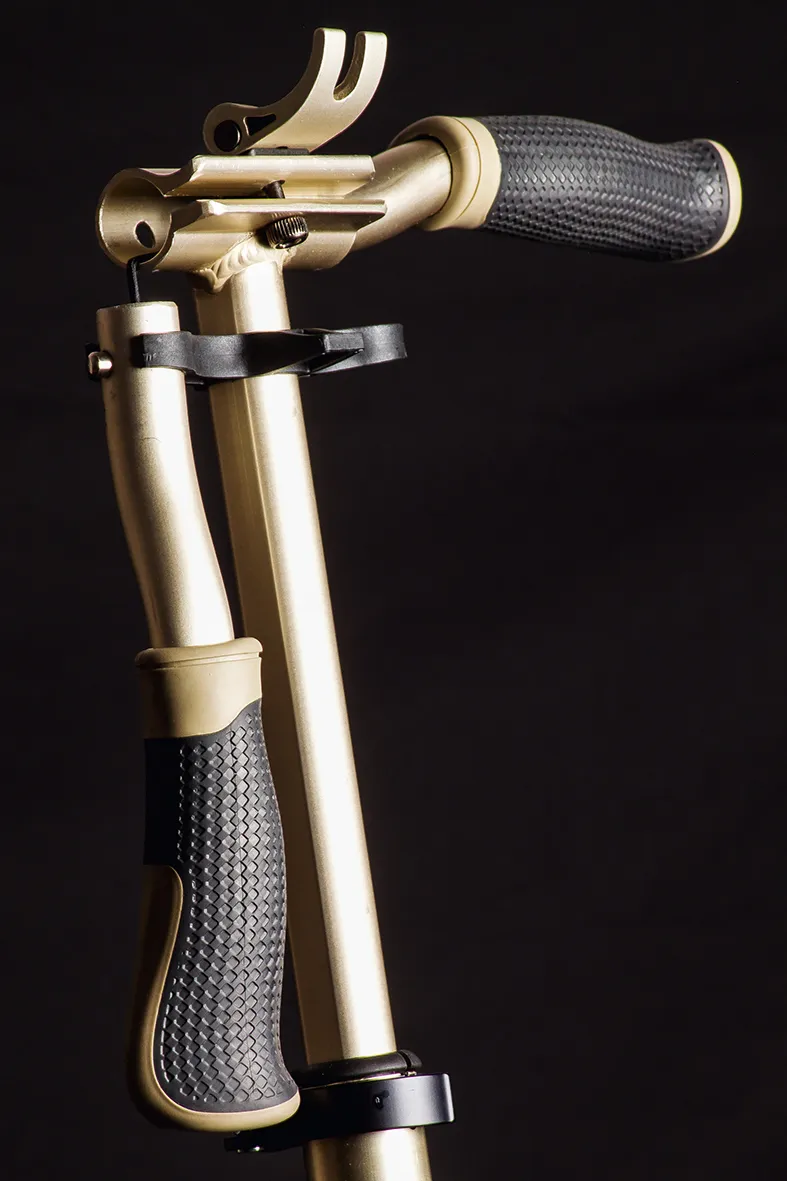SIX DEGREES Aluminium Scooter Air 205 mm sparkcykel guld city
