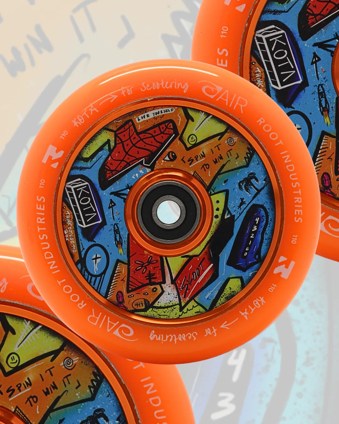 Root Industries AIR KOTA 110mm hjul orange limited