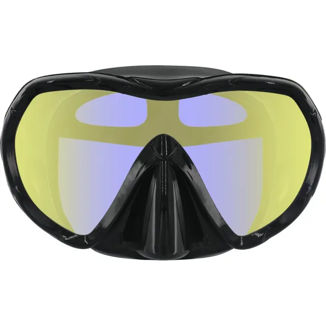 Rezo Huelva Mirror dykmask vuxen svart spegel