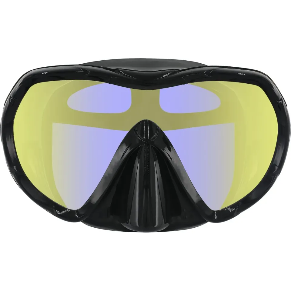 Rezo Huelva Mirror dykmask vuxen svart spegel