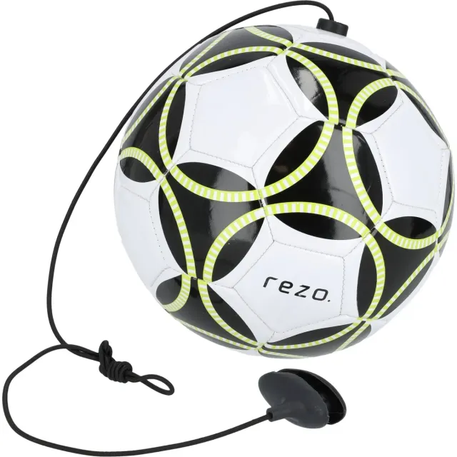 Rezo fotboll med resårband storlek 4 vit PVC
