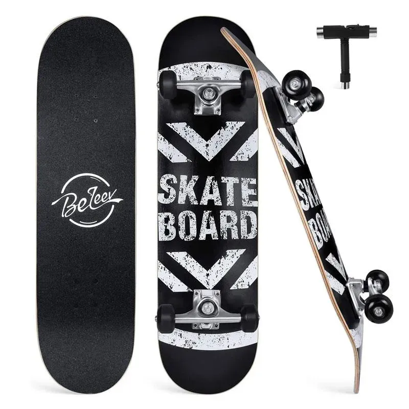 Beleev 31 skateboard svart 79 cm nybörjare
