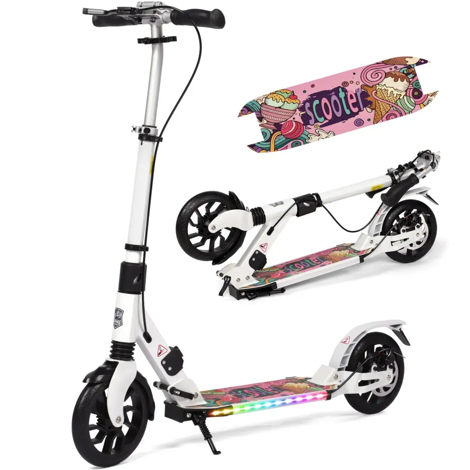 H.yeed sparkcykel LED vit 200mm skivbroms