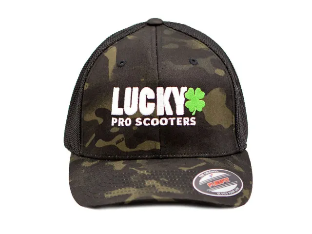 Lucky Solid Logo keps multi cam mörk camo