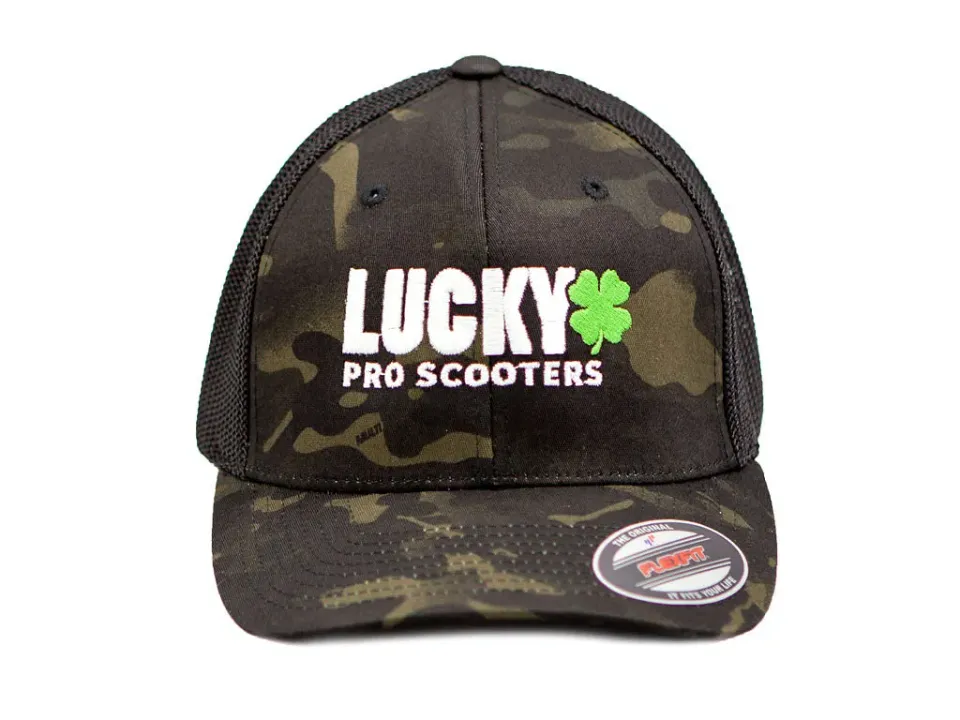 Lucky Solid Logo keps multi cam mörk camo