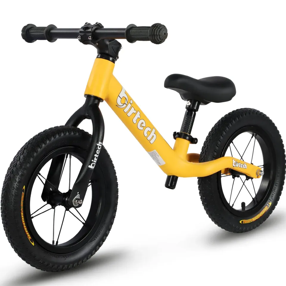 Birtech H.yeed springcykel gul 12" nylon