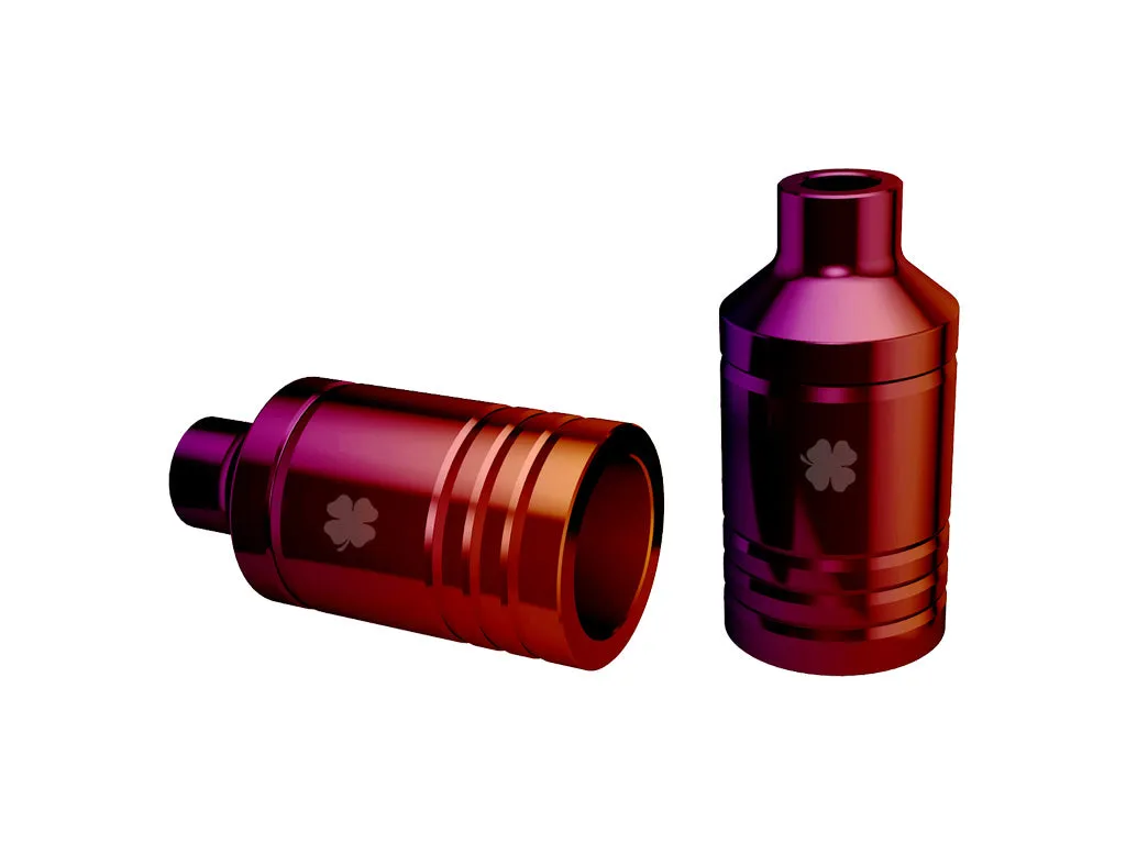 Lucky Lugs pegs sparkcykel Svart 2-pack aluminium