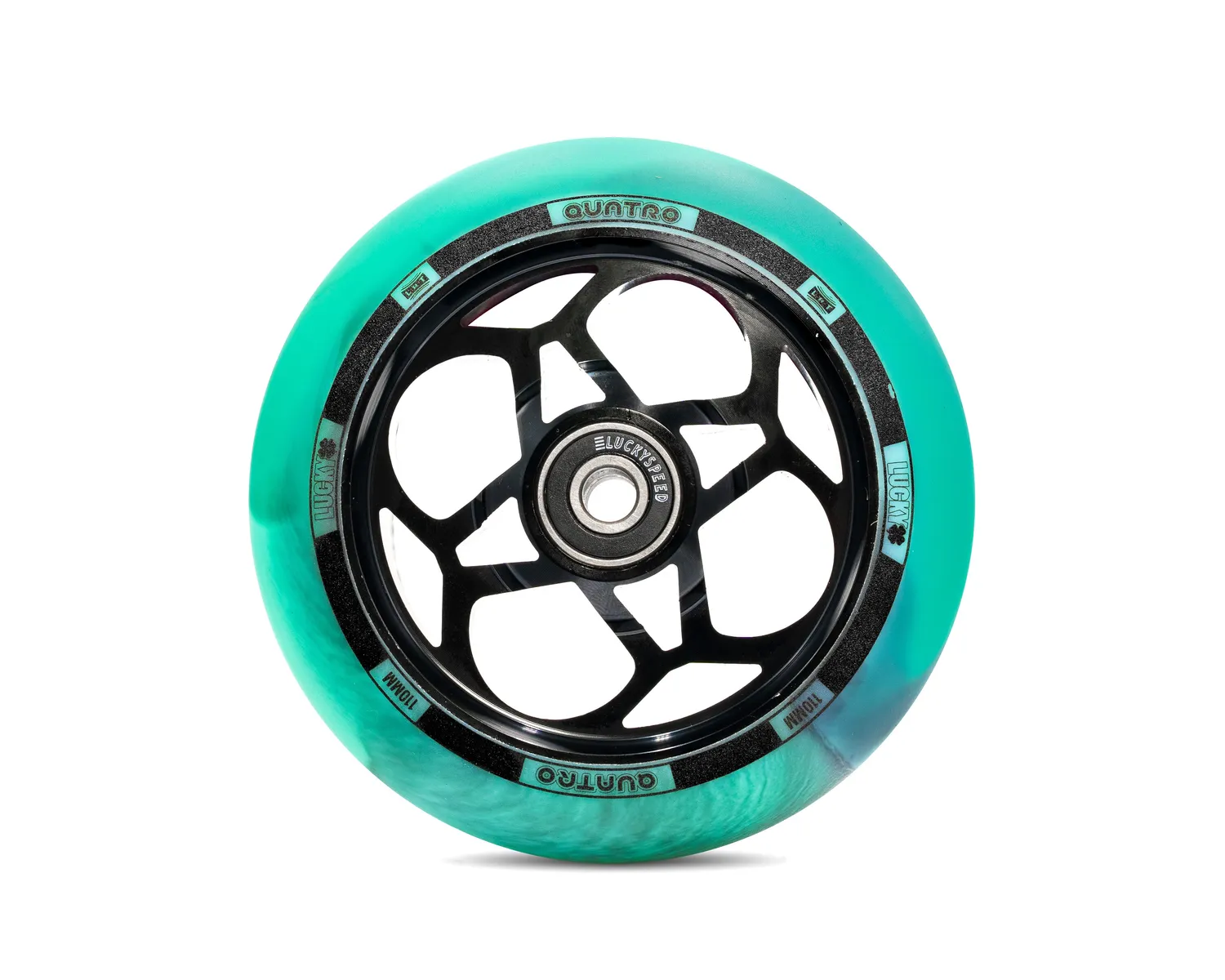 Lucky Quatro 110mm hjul Black/Black 86A LRT