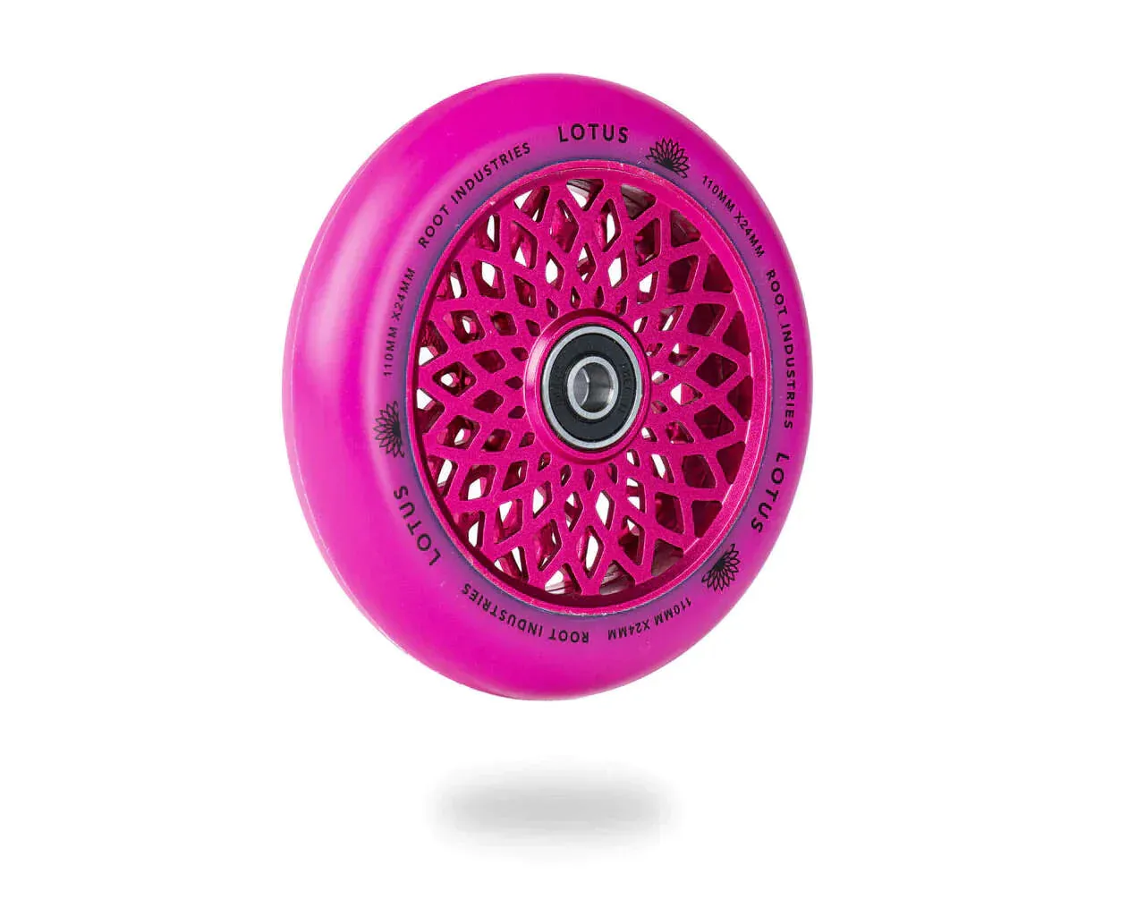 Root Industries Lotus 110mm hjul rosa lätta