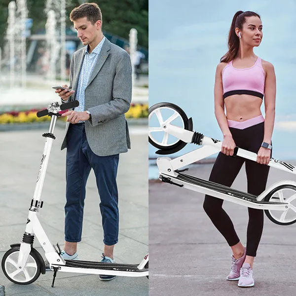 Beleev sparkcykel vuxen 2 hjul mörkgrå 200 mm