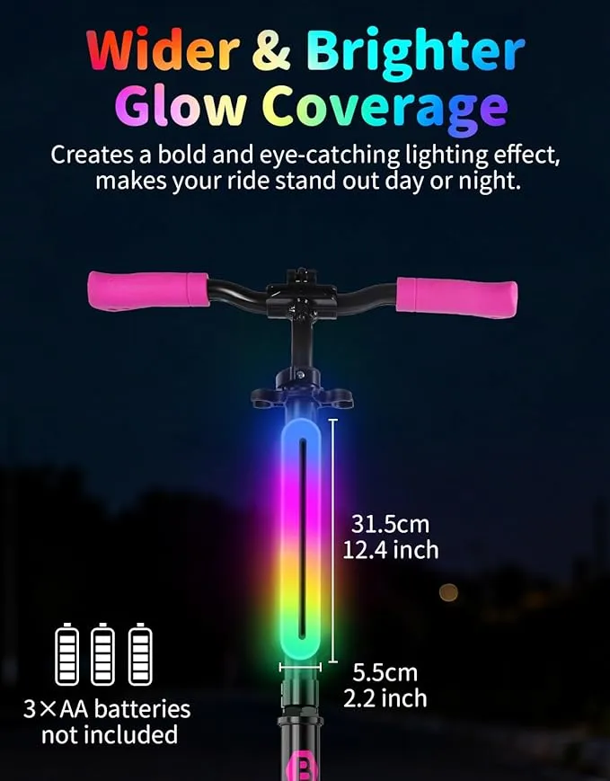 Beleev LED-ramplampa scooter belysning natt