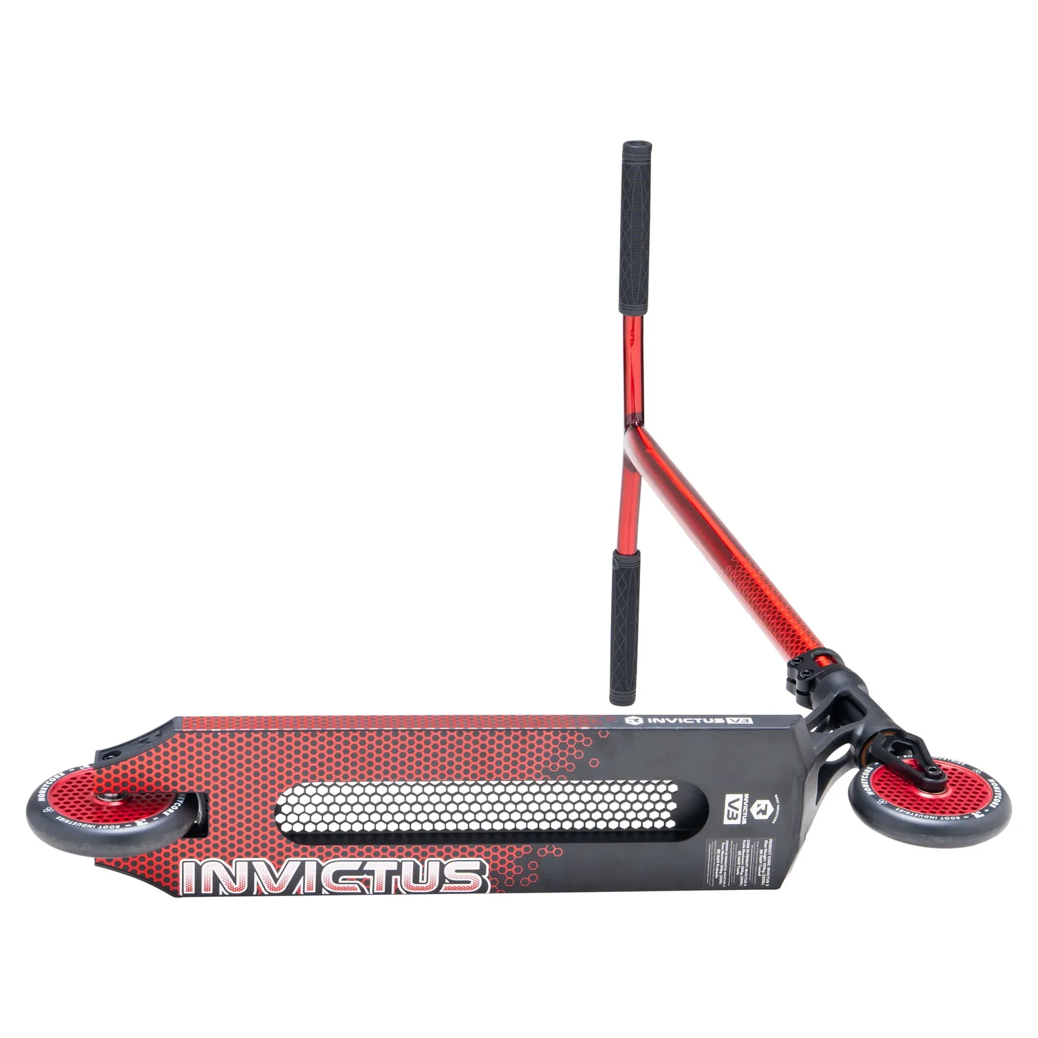 Root Industries Invictus v3 tricksparkcykel burnt red 120mm