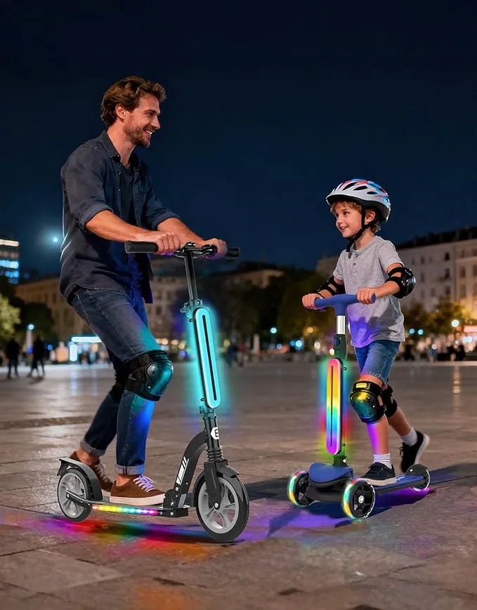 Beleev LED-ramplampa scooter belysning natt