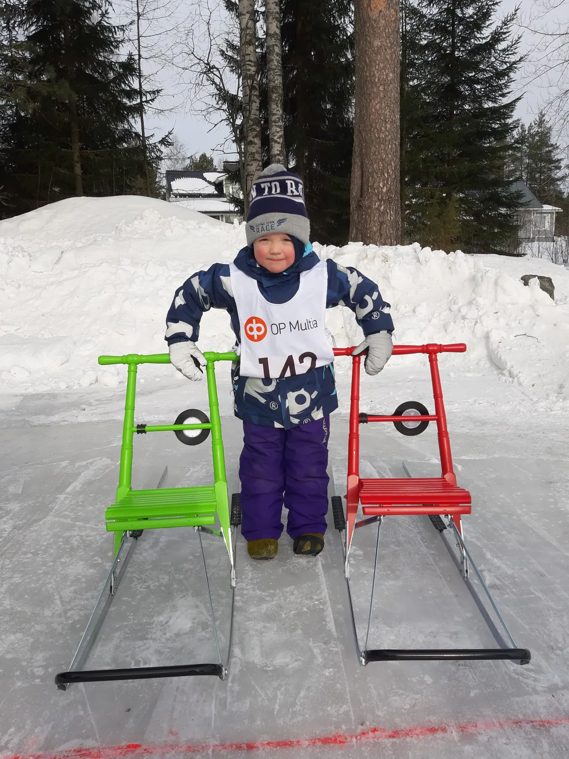 ESLA T2 spark barnspark 3–6 år björk
